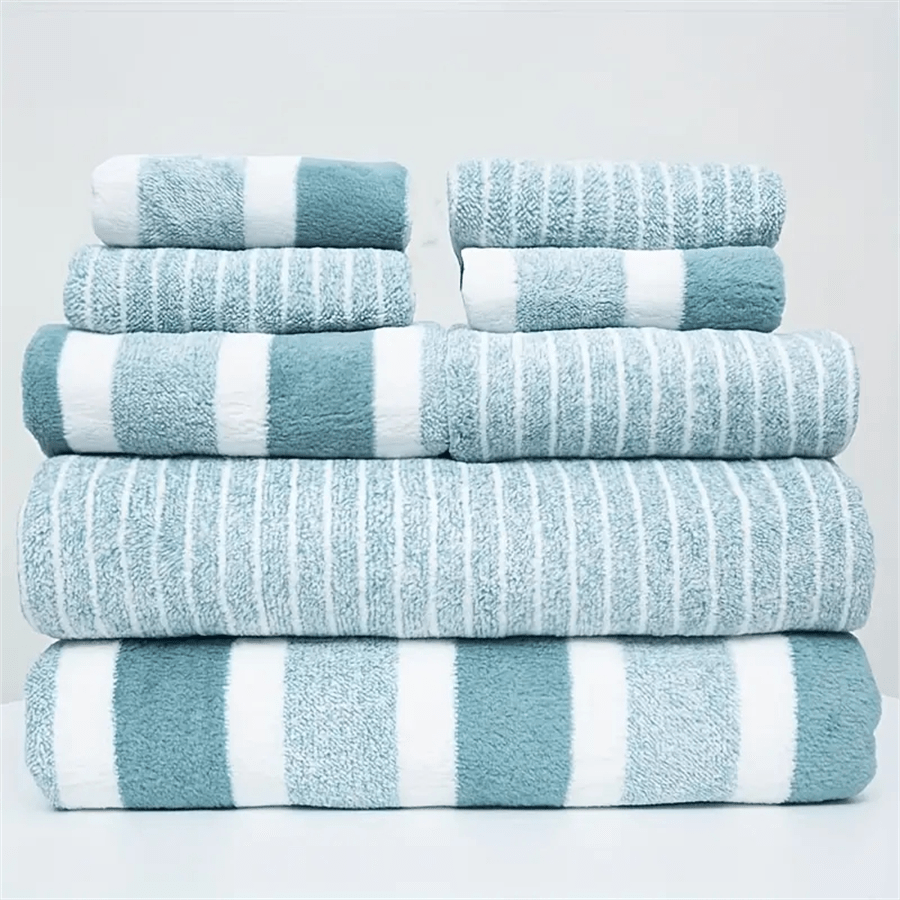 Striped Pattern Soft Towels