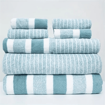 Striped Pattern Soft Towels