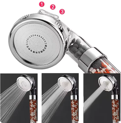 3 Functions Shower Head