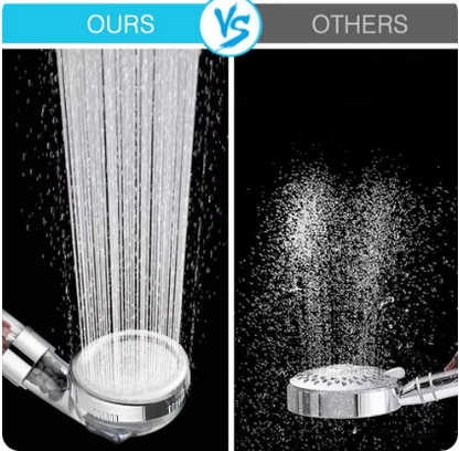 3 Functions Shower Head